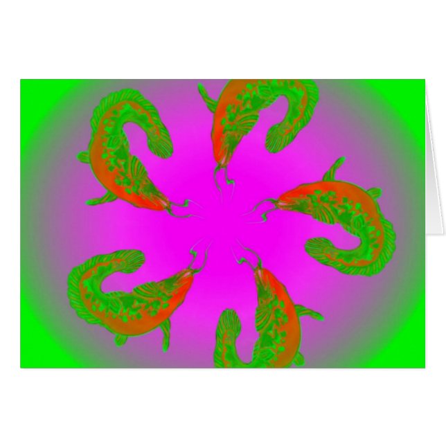 5 Peces de cola suerte #2 (Anverso (Horizontal))