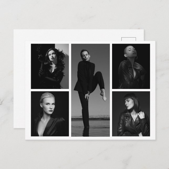 5 Postal de saludo editable (Anverso / Reverso)