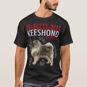 5 Reglas para los dueños de Keeshond camiseta cami