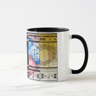 5 taza de café del boleto de los boletos cinco