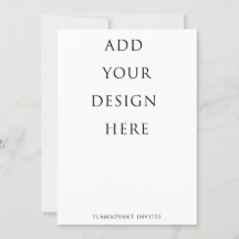 5"x7" Invitaciones y tarjetas