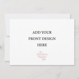 5 x 7 Invitación horizontal