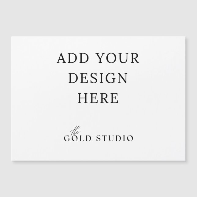 5 x 7 Magnético Paisaje de invitación postales en  (Anverso)