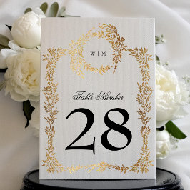 5 x 7 Monogramos Escudo Boda Clásico Números de ta