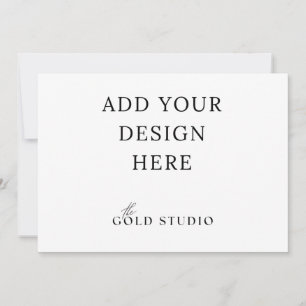 5 x 7 Plantilla en blanco de invitación a paisajes