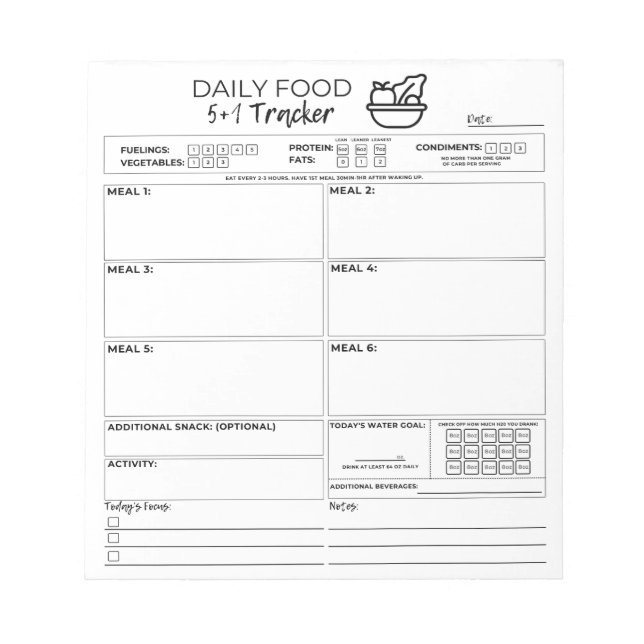 5 y 1 Bloc de notas (5,5X6) (Frente)