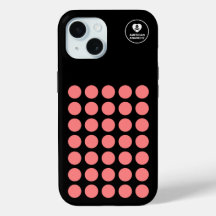 5c Rojo con Funda negro - Emo - estuche para iPhon