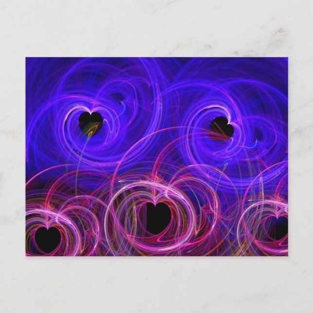 5HEARTS 4U postal (Anverso)