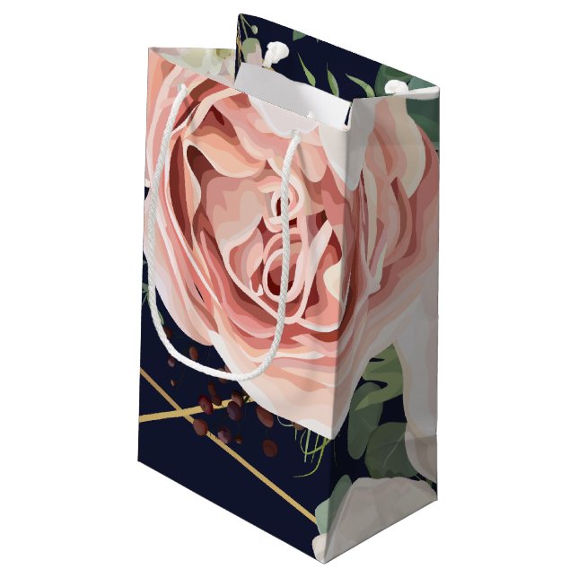 5lx3wx8.5h Bolsa de Regalo Pequeña Marina Geométri (Angulo reverso)