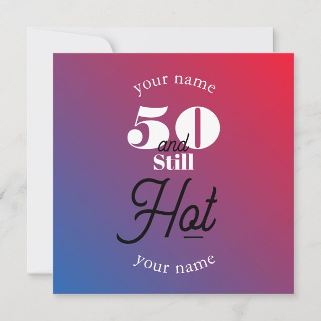 5O y todavía caliente (Anverso)