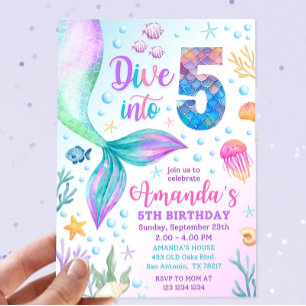 5ta invitación de sirena, Sumérgete en cinco invit