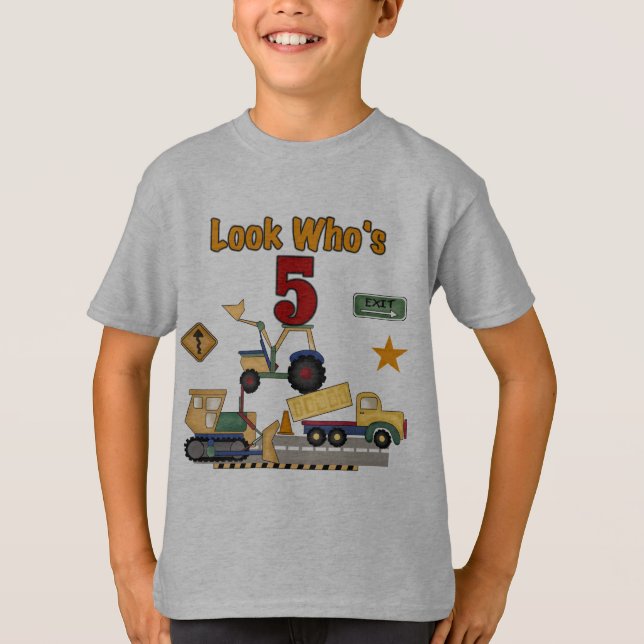 5tas camisetas y regalos del cumpleaños de la (Anverso)