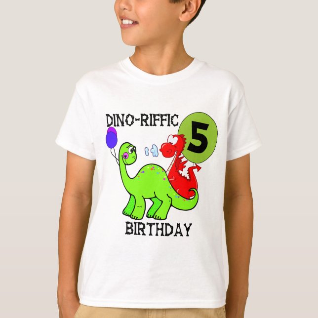 5tas camisetas y regalos del cumpleaños del (Anverso)