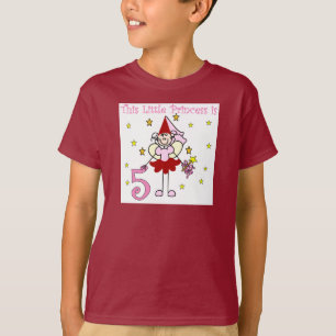 5tas cumpleaños camisetas y regalos de la princesa