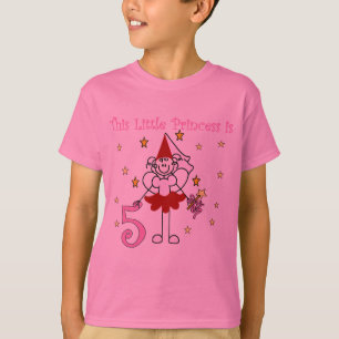 5tas cumpleaños camisetas y regalos de la princesa