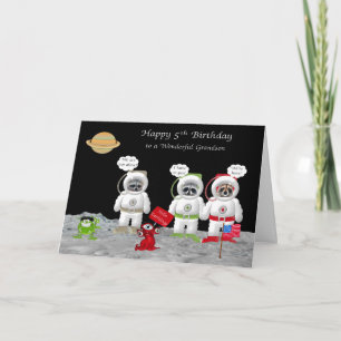5to Cumpleaños para las tarjetas de felicitación