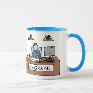 5to Taza del profesor del grado - personalizado