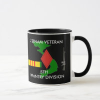 5to Tazas de café del veterano de Vietnam de la