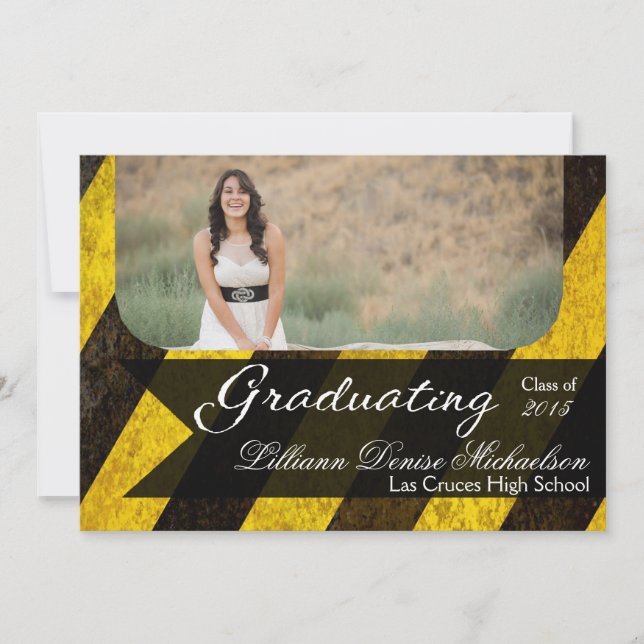 5x7 Bio Hazard Crime Scenard Scene Tap Invitación  (Anverso)