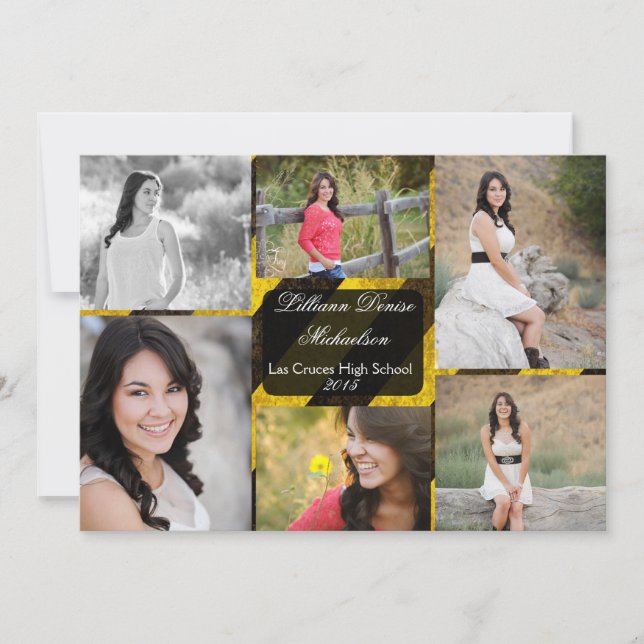 5x7 Bio Hazard Crime Scenard Scene Tap Invitación  (Anverso)