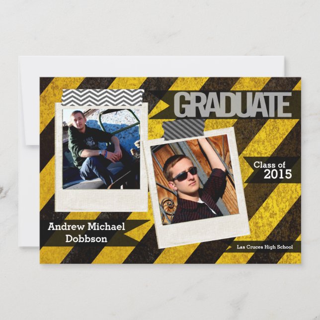 5x7 Bio Hazard Crime Scenard Scene Tap Invitación  (Anverso)