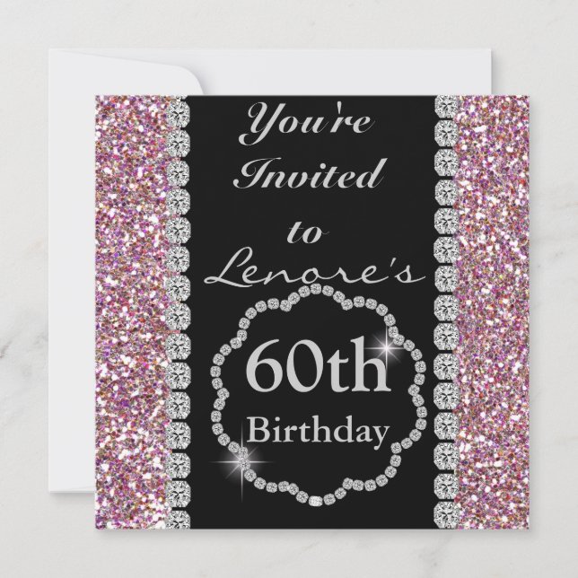 60ª Invitación a la fiesta de cumpleaños (Anverso)