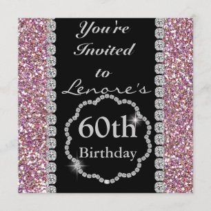 60ª Invitación a la fiesta de cumpleaños