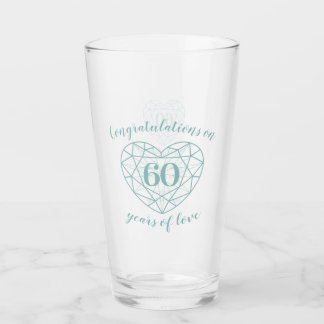 60º aniversario 60 años de personalizado de diaman