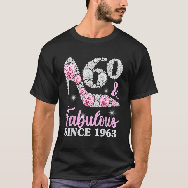 60.ª Camisetas De Cumpleaños Para Las Mujeres, 60  (Anverso)