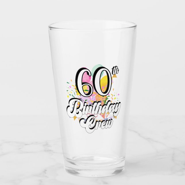 60.ª criada de cumpleaños 60 tripulantes Fiestas V (Anverso)