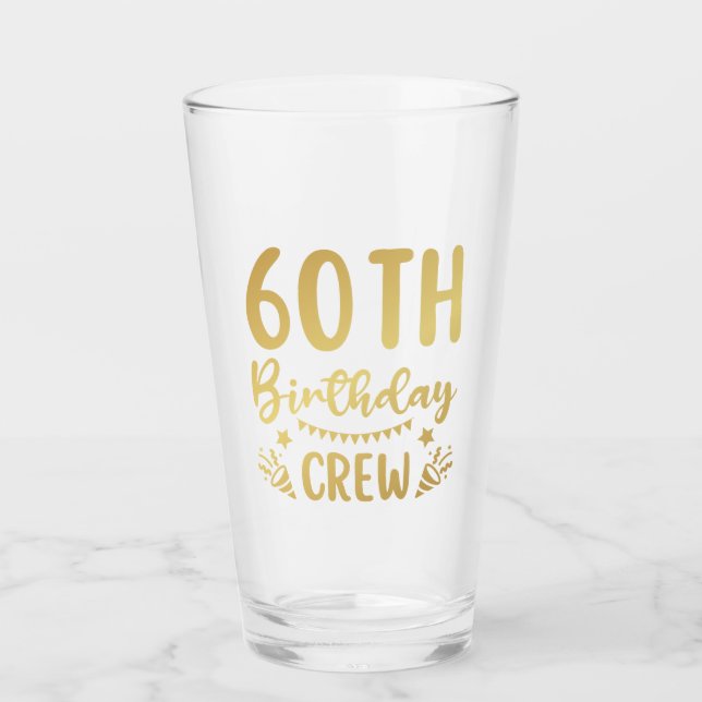 60.ª criada de cumpleaños 60 tripulantes Fiestas V (Anverso)