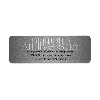 60.ª etiqueta del aniversario del diamante