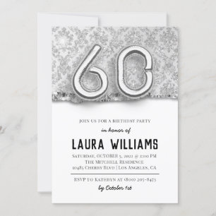 60.ª invitación a la fiesta de cumpleaños