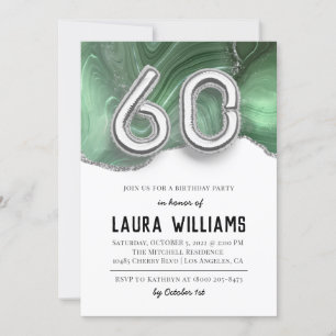 60.ª invitación a la fiesta de cumpleaños