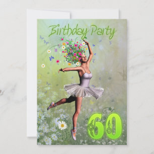 60.ª invitación a la fiesta de cumpleaños