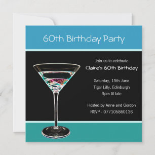 60.ª invitación a la fiesta de cumpleaños