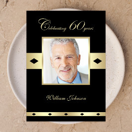 60.ª invitación a la fiesta de cumpleaños Foto 60