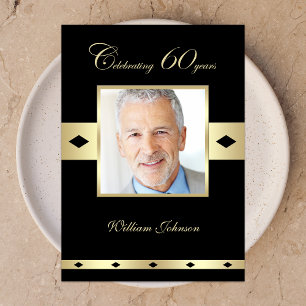 60.ª invitación a la fiesta de cumpleaños Foto 60