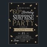 60.ª invitación a la fiesta de sorpresa del Purpur<br><div class="desc">Esta moda y elegante invitación a la Fiesta de la Sorpresa del 60 Aniversario presentan un elegante tema de confeti rosa de oro con una tipografía moderna. Color de fondo personalizar para coincidir con el color del tema del evento. Para una invitación aún más memorable, seleccione una forma cortada, un...</div>