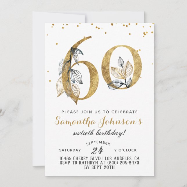 60.ª invitación a la floral de oro (Anverso)