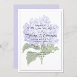 60.ª Invitación a la Lavanda de Cumpleaños Hydrang