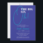 60.ª Invitación de cumpleaños a la sorpresa turque<br><div class="desc">60 Invitación de cumpleaños a la sorpresa turquesa azul Sus invitados sabrán que será un fiesta especial sólo con mirar esta invitación!</div>