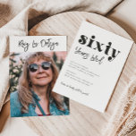 60.ª invitación de cumpleaños | Foto 60 cumpleaños<br><div class="desc">60.ª Invitación fotográfica de cumpleaños Listo para ser personalizado por usted!</div>