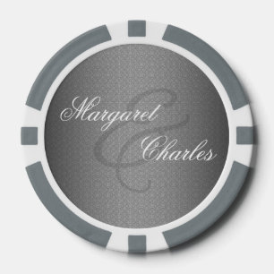 60.º Aniversario del Diamante Chips de póquer Pe