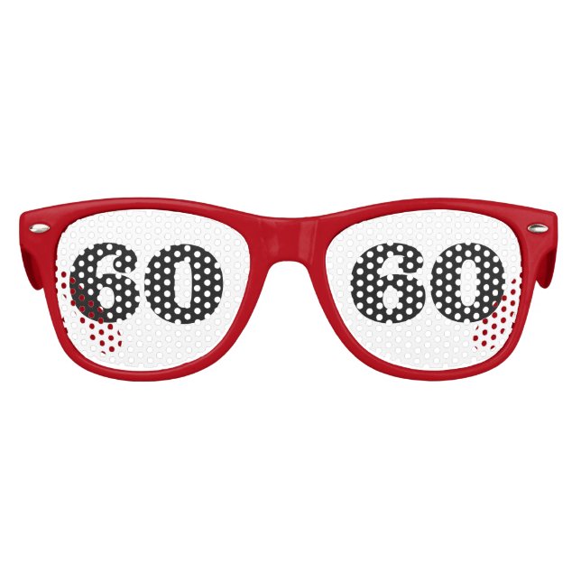 60.º CUMPLEAÑOS 60 Fiestas Gafas de sol (Anverso)