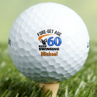 60.º cumpleaños bolas de golf 60 años regalo diver