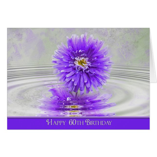 60.º cumpleaños Dahlia (Anverso (Horizontal))