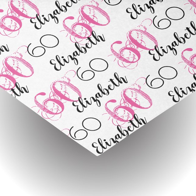 60.º cumpleaños Papel de tejidos Personalizado ros (Subido por el creador)