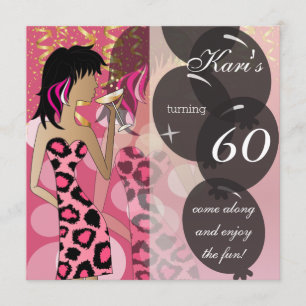 60.º Fiesta de Bash de Cumpleaños   Plantilla   DI