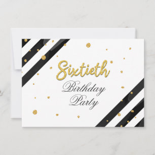 60.º Personalizado de la fiesta de cumpleaños
